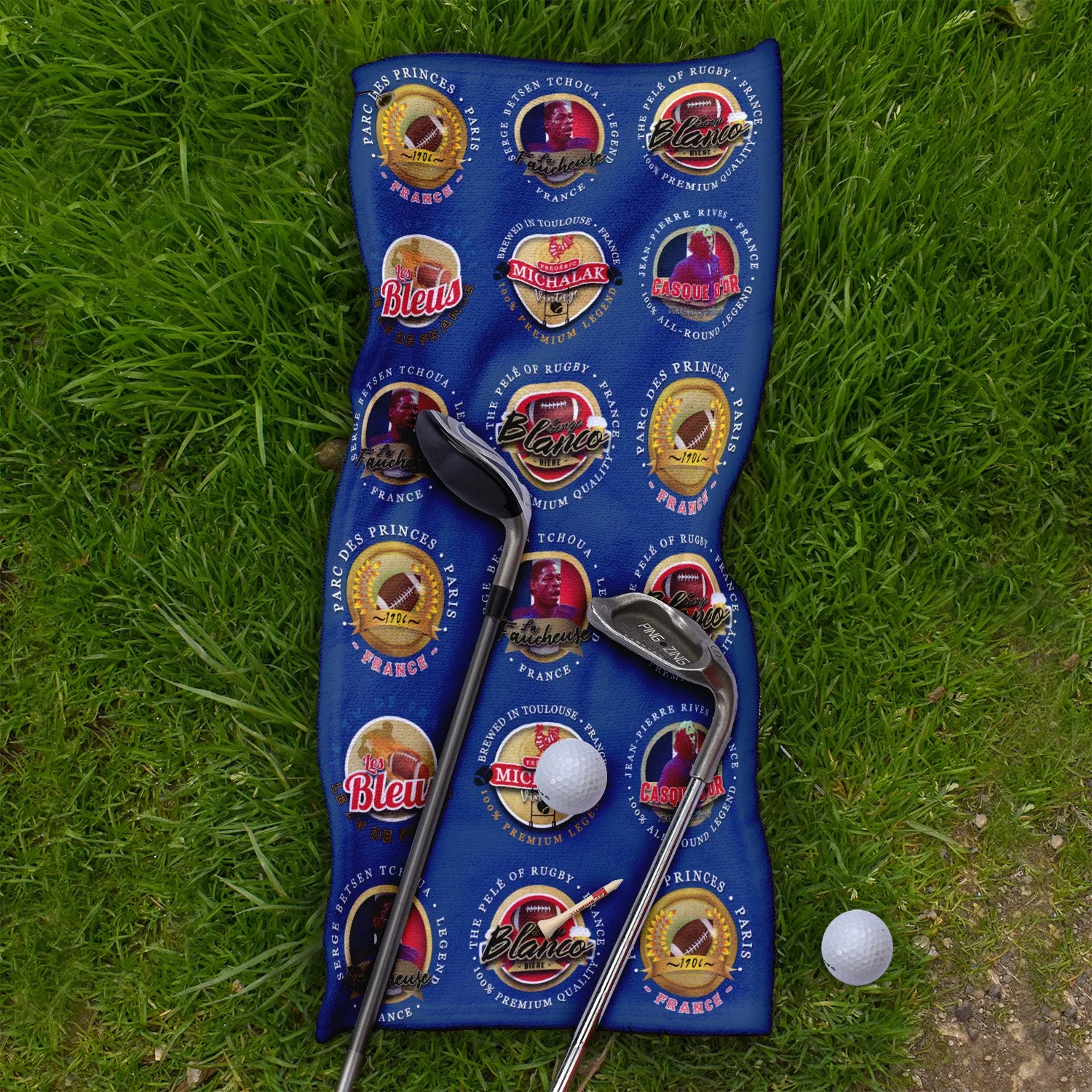 France Rugby Union - Legend Collection  - Golf Towel
