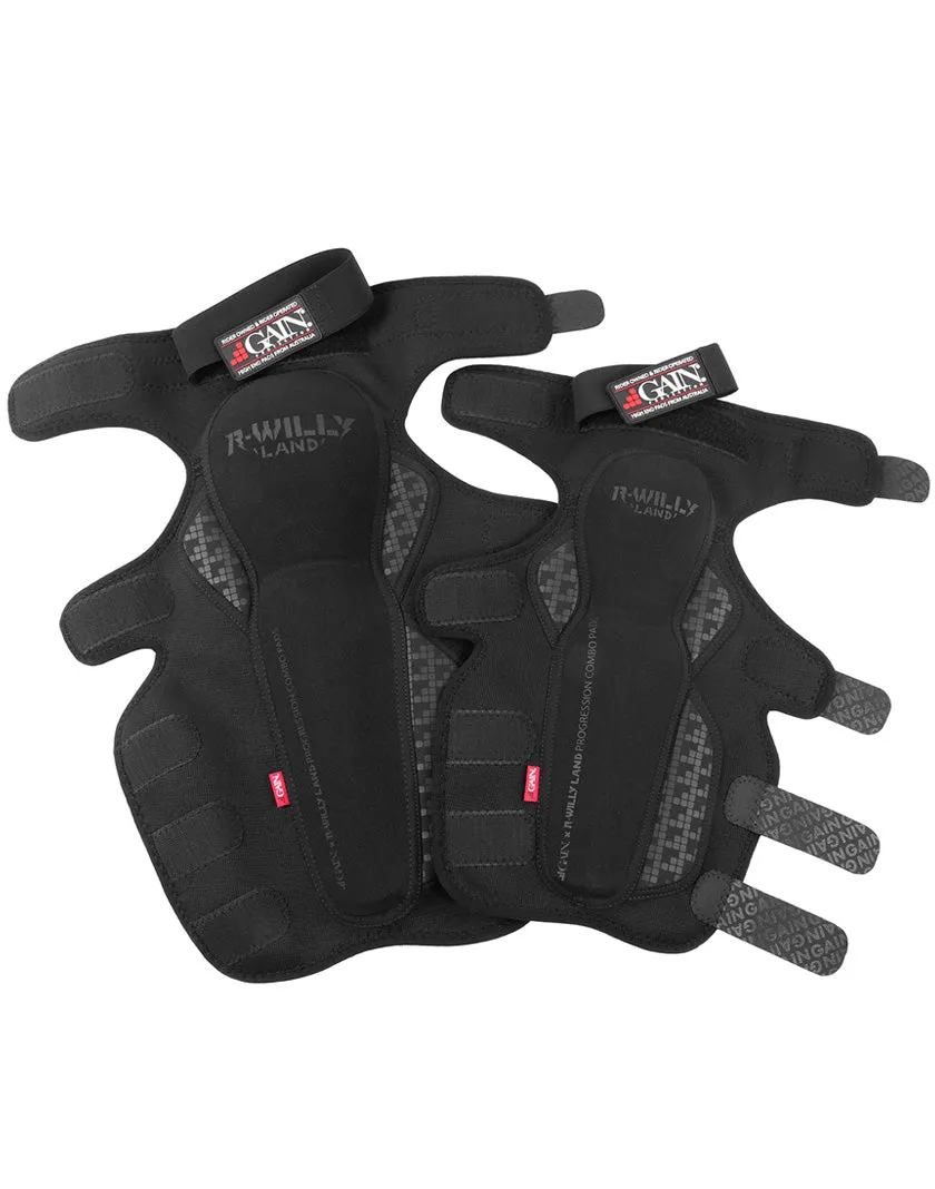 GAIN X R WILLY LAND "PROGRESSION" V2 KNEE/SHIN COMBO PADS