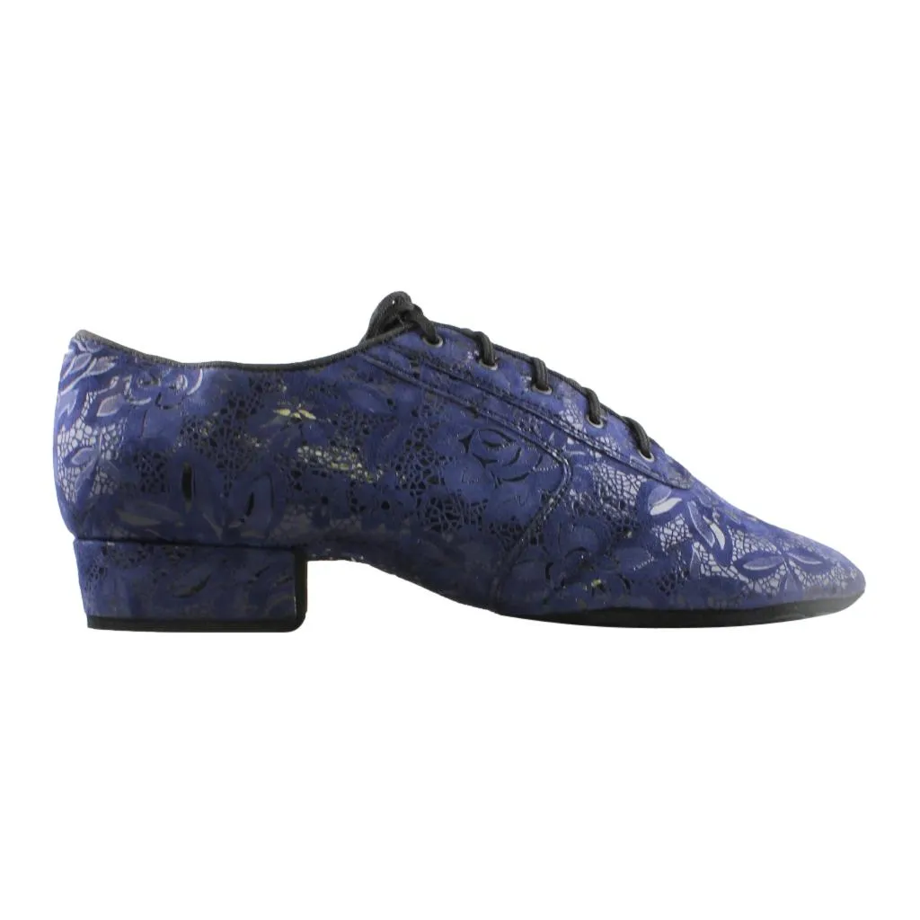 Galex 1109 Oxford Flexi M, Navy Blue Lace Leather, Men's Smooth Dance Shoes