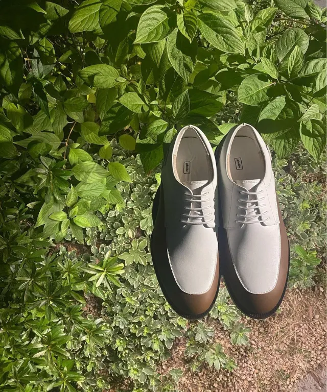 Giclee Unisex Oldies Goodies Premium Leather Golf Shoes - Brown