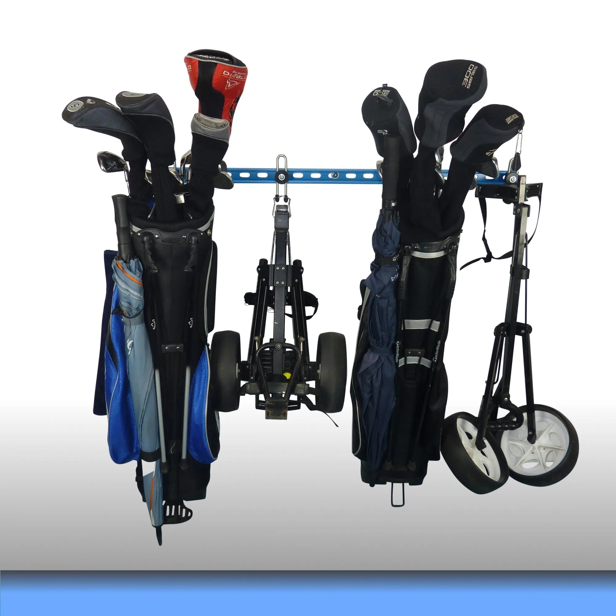 Golf Club Bag Storage Wall Hook & Organiser Rack
