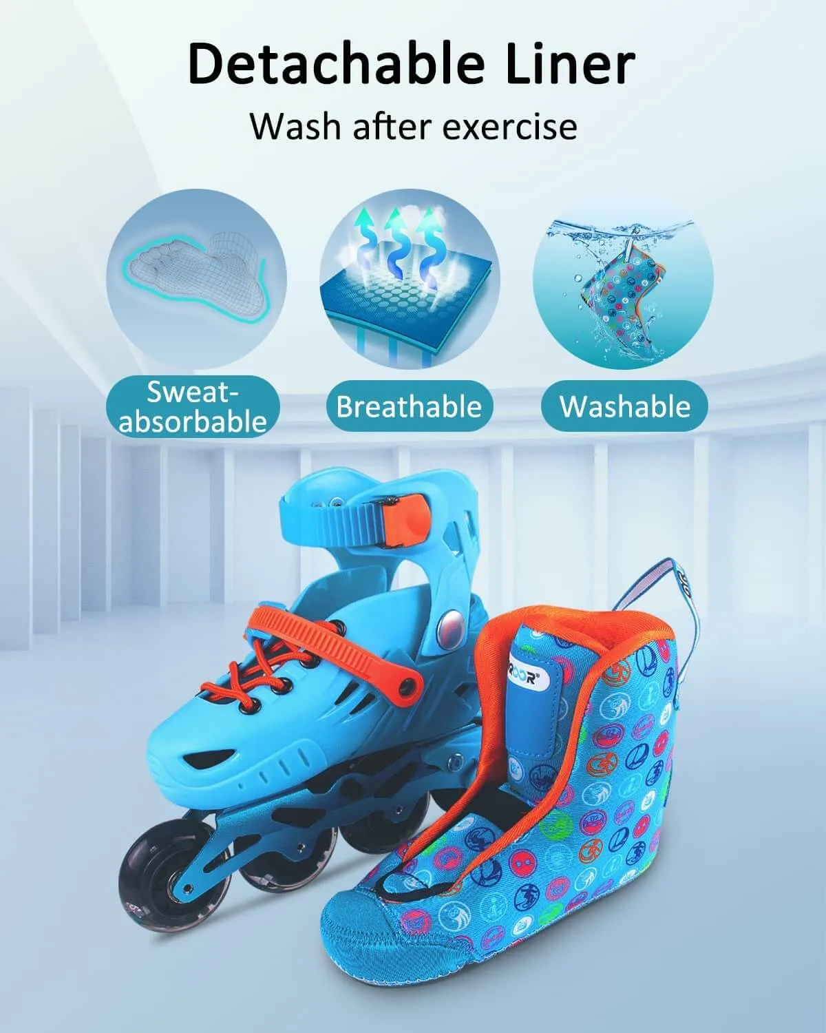 Gyroshoes Inline skate W2 Roller Blades for kids