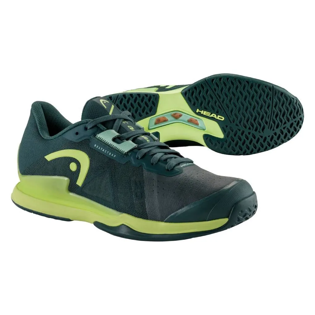 Head Sprint Pro 3.5 Men's Tennis Shoe (Green)