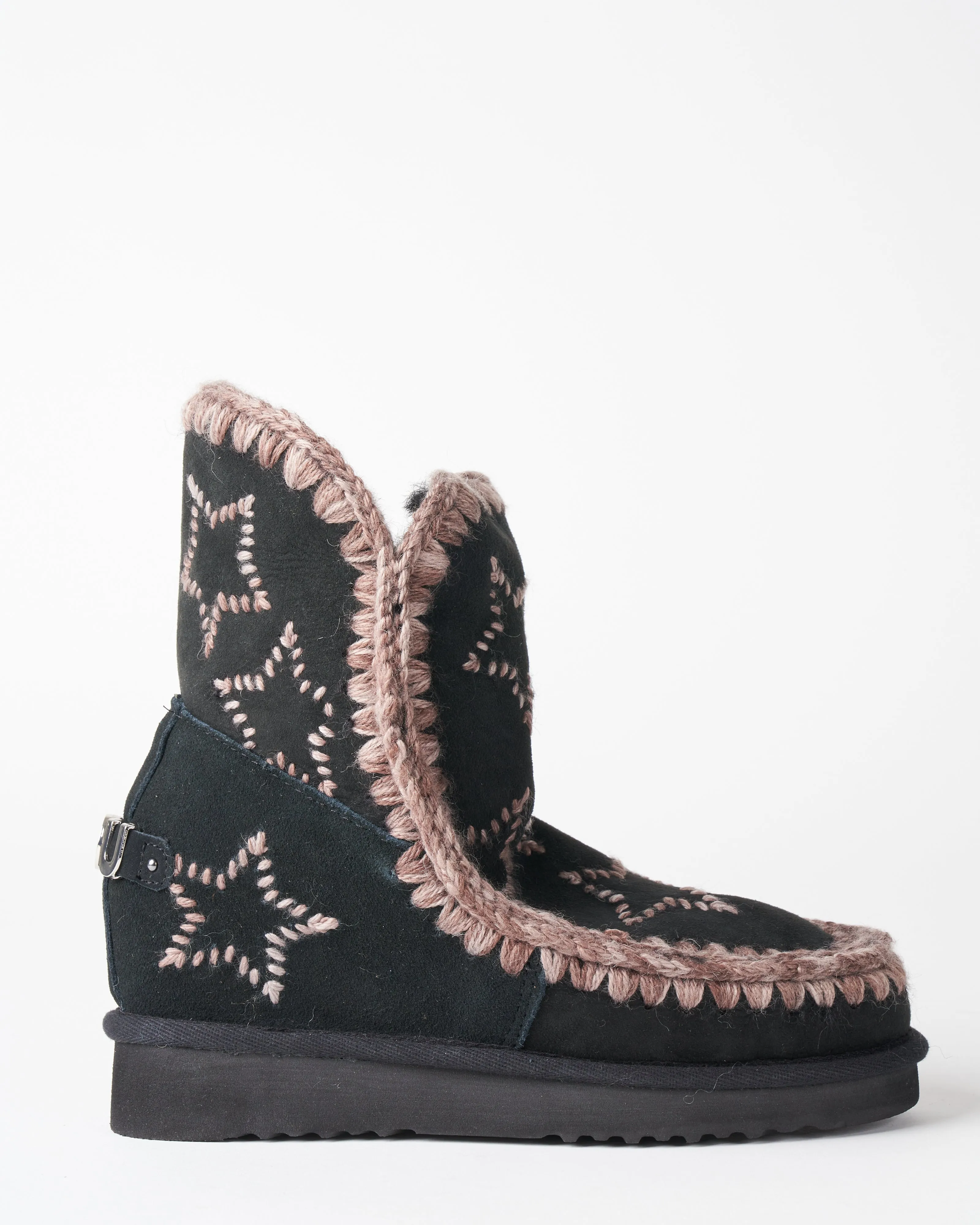 inner wedge wool embroidered stars - bkbk