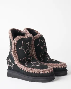 inner wedge wool embroidered stars - bkbk