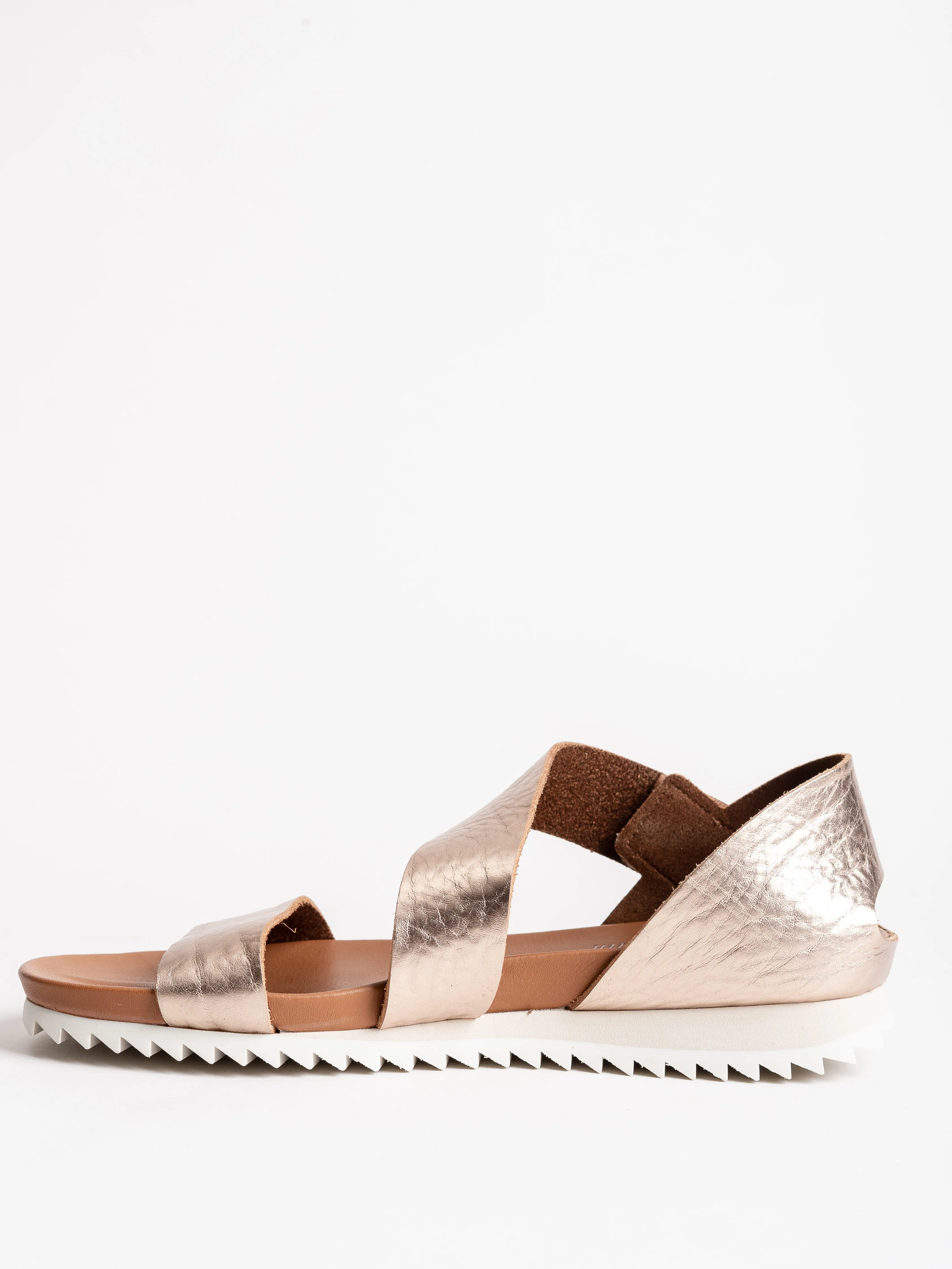 jedda sandal - hazelnut cervo lame