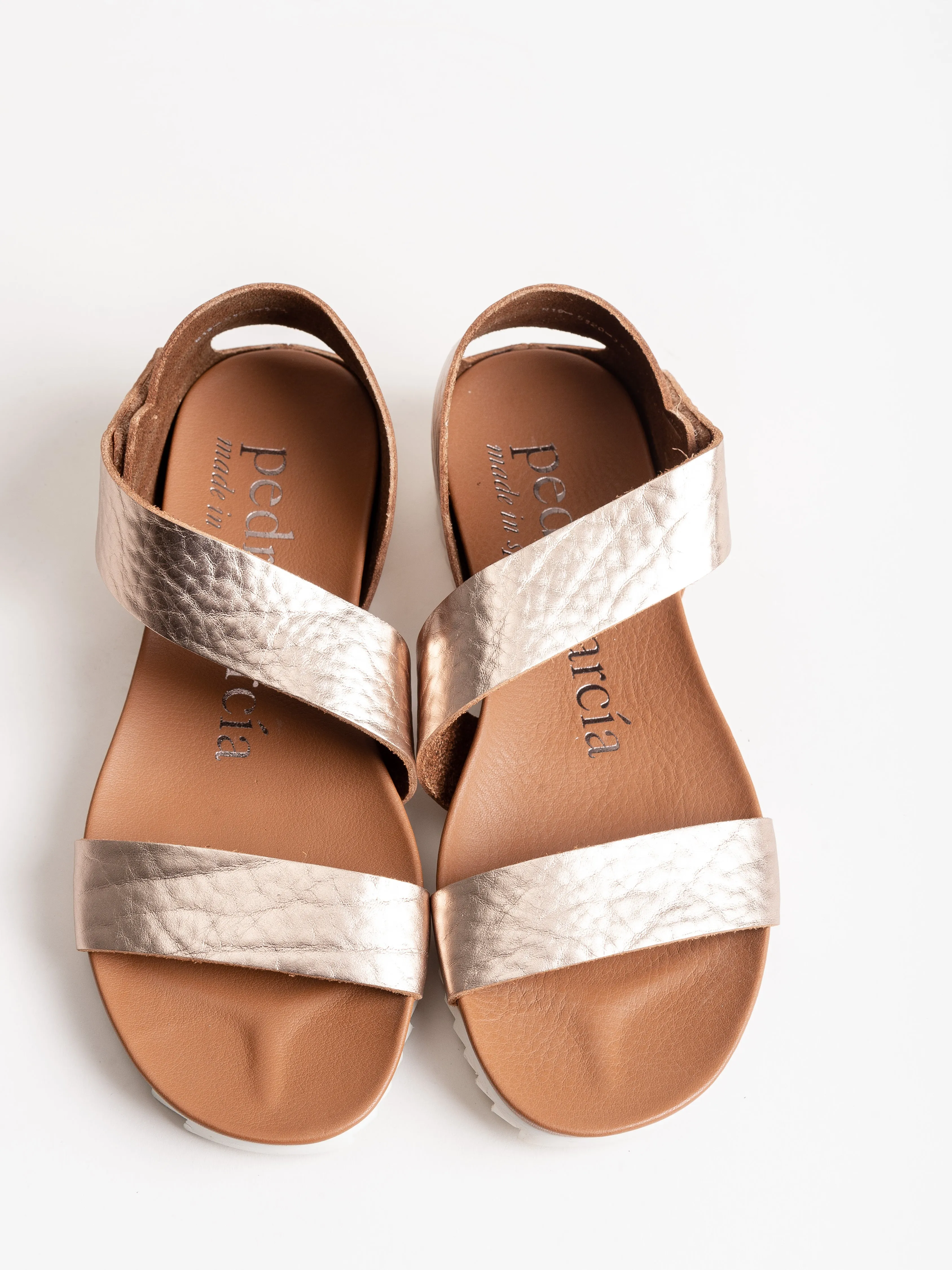 jedda sandal - hazelnut cervo lame