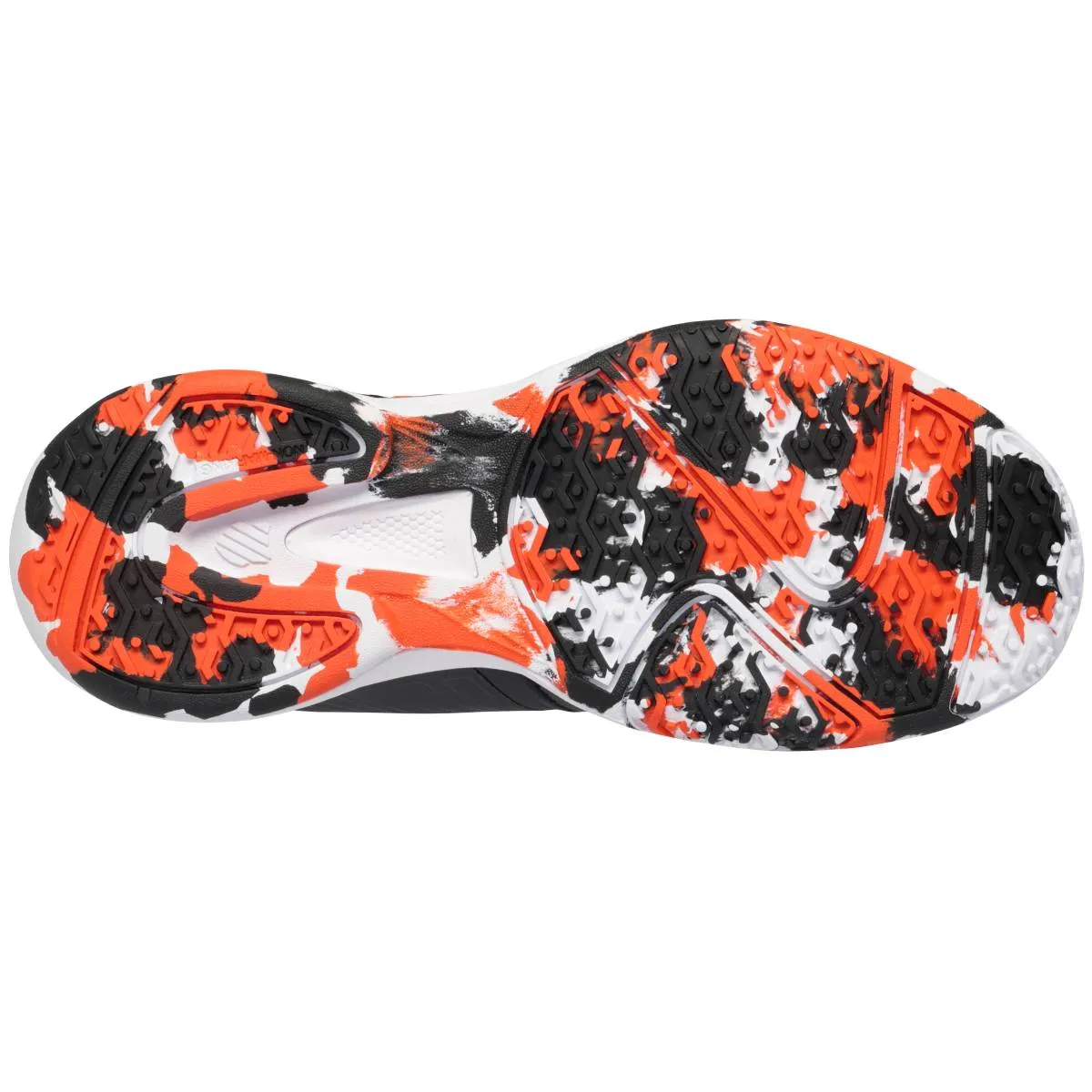 K-Swiss Court Express OMNI Junior Tennis Shoe (Black/White/Orange)