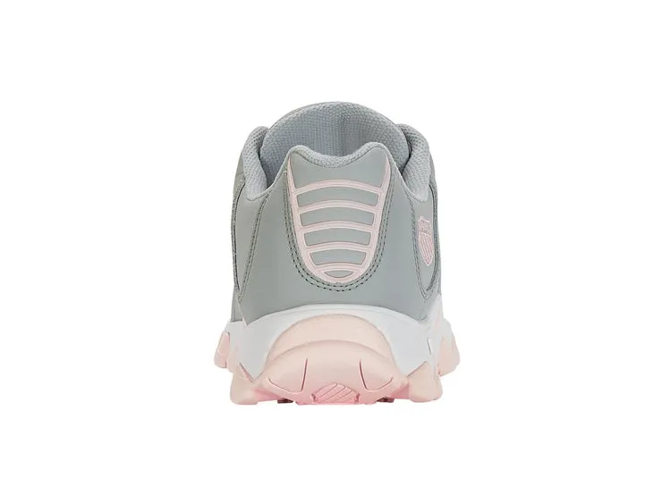 K-Swiss Women's ST329 CMF Court Shoes in Neutral Gray/Heavenly Pink