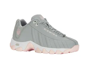 K-Swiss Women's ST329 CMF Court Shoes in Neutral Gray/Heavenly Pink