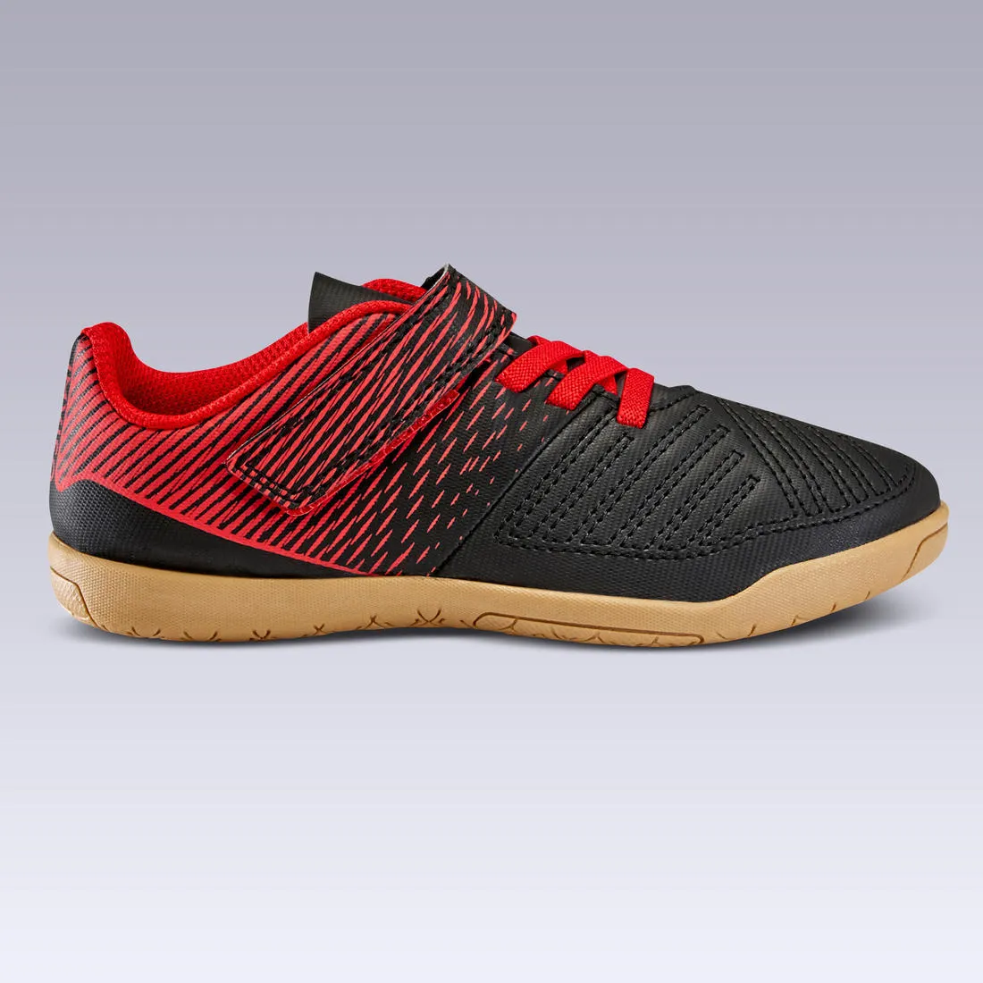 Kids' Futsal Trainers 100 - Black/Red