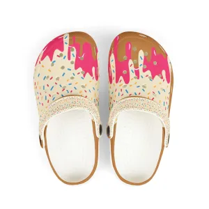 Kids Ice Cream Drip Foam Clogs