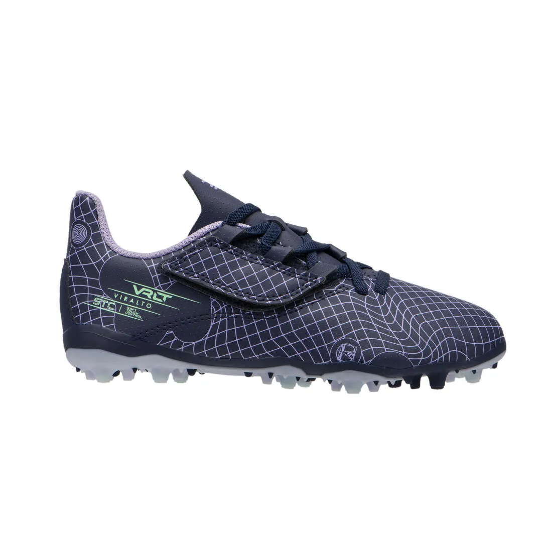 Kids' Rip-Tab Football Boots Viralto I Easy MG/AG - Nebula