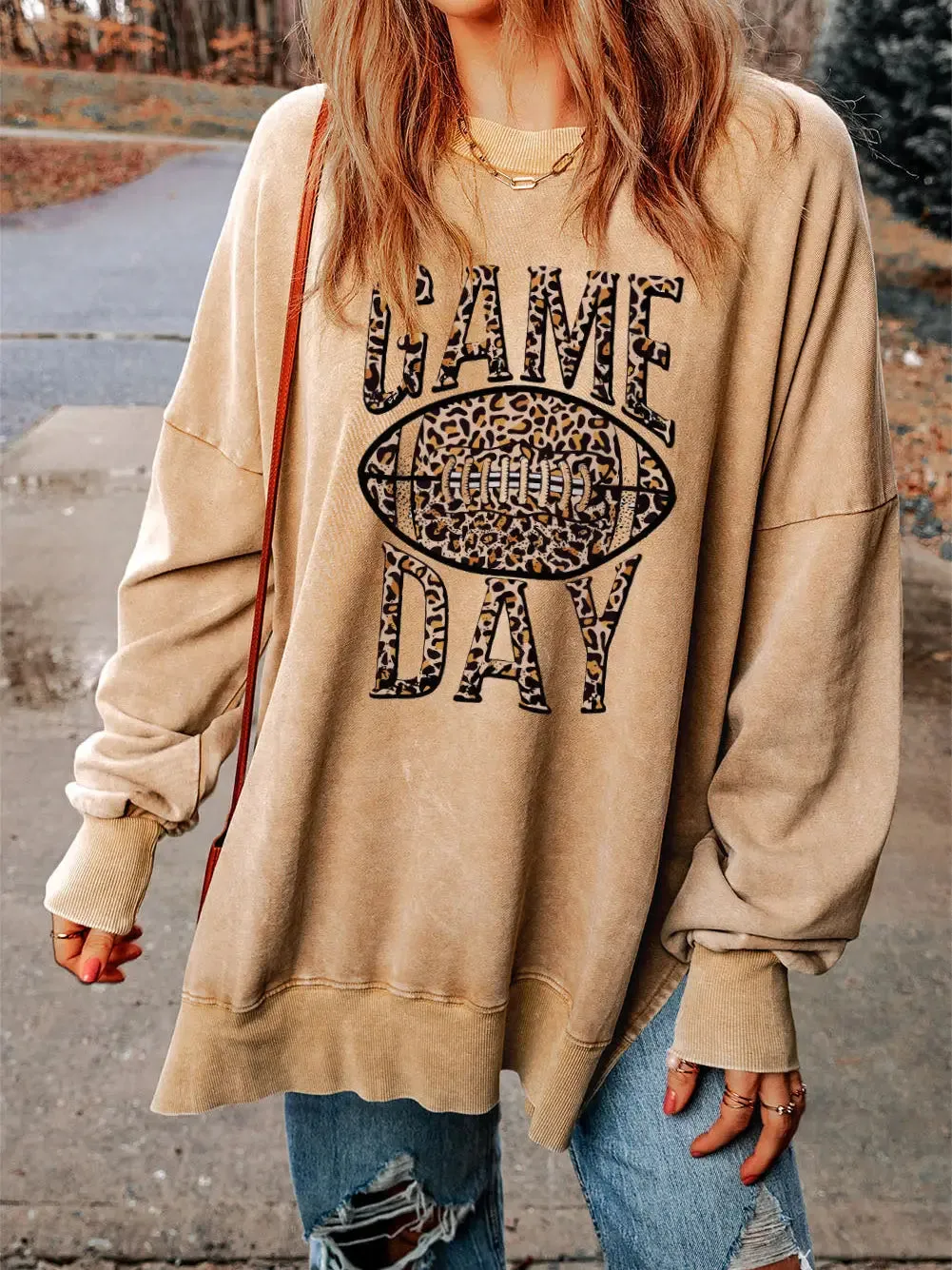 Leopard Game Day Sweatshirt