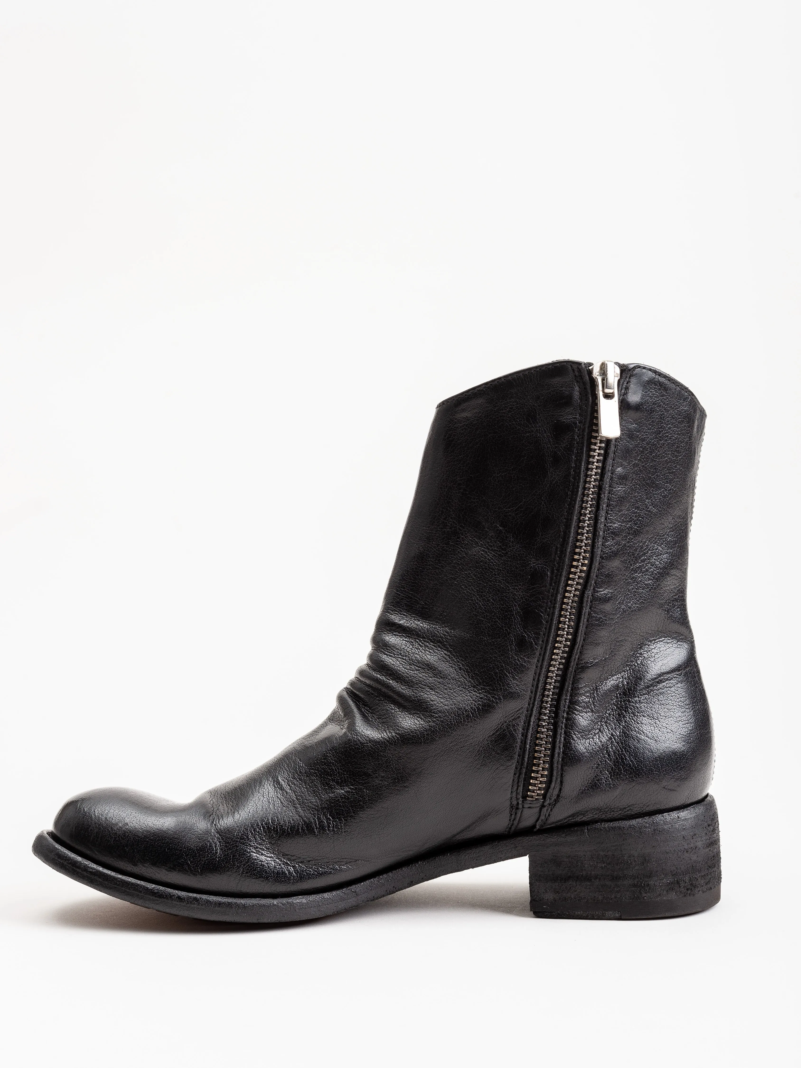 lison double zip boot - ignis nero