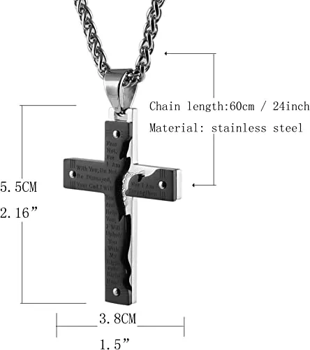 Lord's Prayer Pendant Necklace