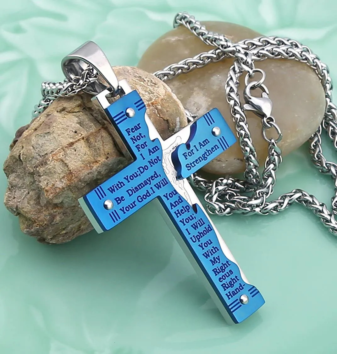 Lord's Prayer Pendant Necklace