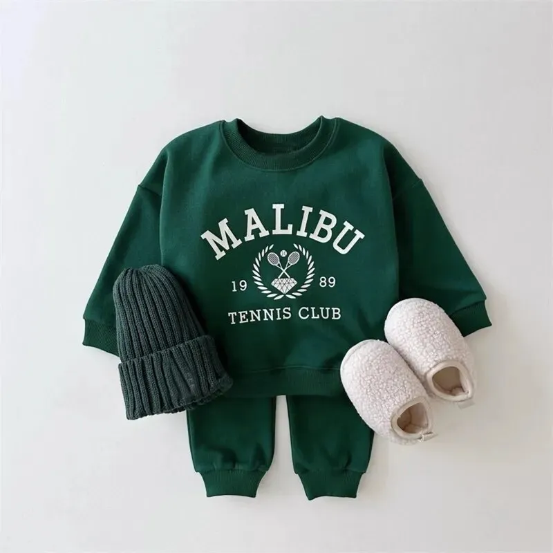 Malibu Tennis Club Sweatshirt and Sweatpants Set (2pc)