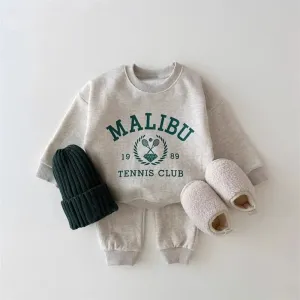 Malibu Tennis Club Sweatshirt and Sweatpants Set (2pc)