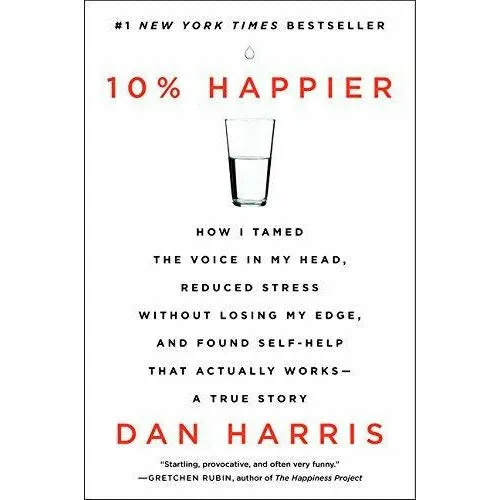 Meditation and Mindfulness, 10% Happier, Meditation For Fidgety Skeptics, Shoe Dog 4 Books Collection Set