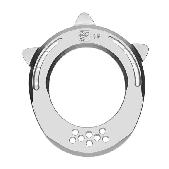 Michel Vaillant Rocking Support Egg Bar Aluminum Horseshoes - per Pair