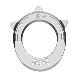 Michel Vaillant Rocking Support Egg Bar Aluminum Horseshoes - per Pair