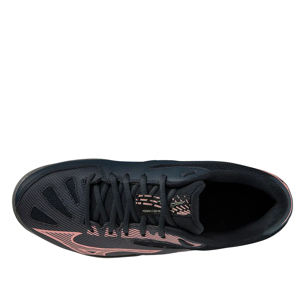 Mizuno Gate Sky Plus 3 Badminton Shoes (Vulcan/Candy Coral/Granite Gray)