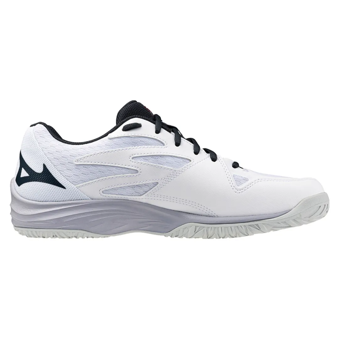 Mizuno Thunder Blade Z 2024 Unisex Volleyball Shoes (White/Salsa/Black)