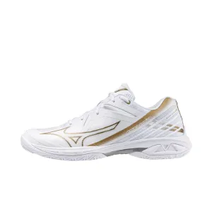Mizuno Wave Claw 3 2025 Unisex Badminton Shoes (White Gold)