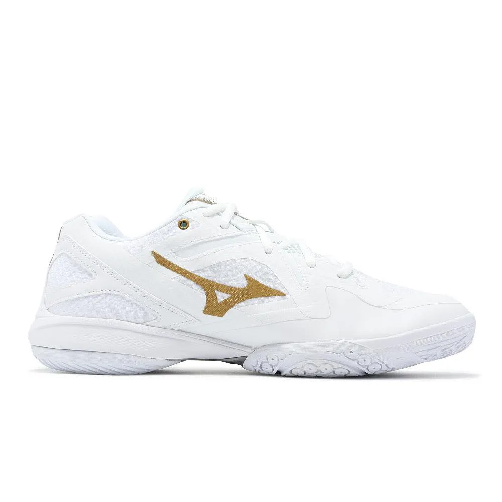 Mizuno Wave Claw 3 2025 Unisex Badminton Shoes (White Gold)