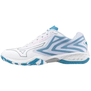 Mizuno Wave Claw EL 2 2024 Unisex Badminton Shoes (White/Sailor Blue/Bluejay)