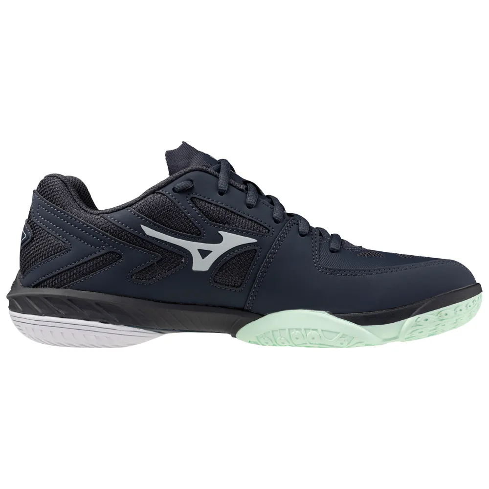 Mizuno Wave Claw EL 2 2025 Unisex Badminton Shoes (India Ink/Hint of Mint/White)
