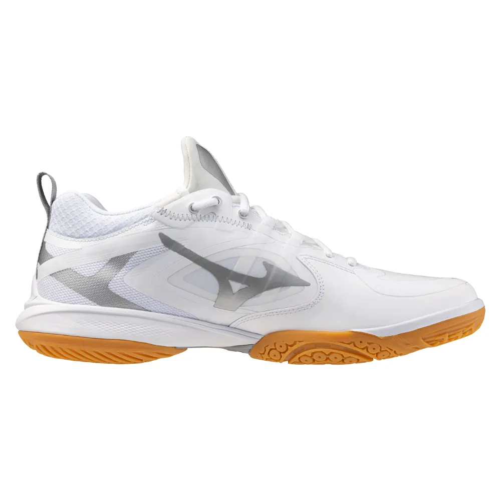 Mizuno Wave Claw Neo 3 2025 Unisex Badminton Shoes (White/Silver/Harbor Mist)