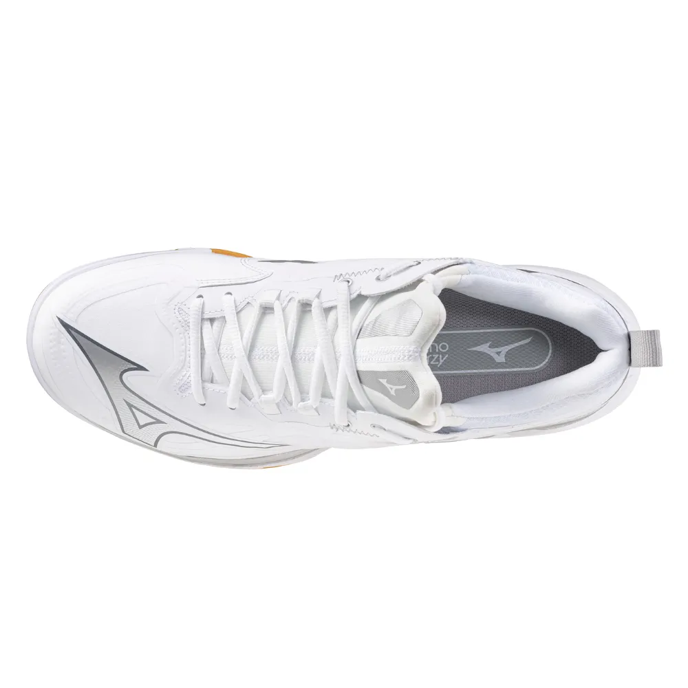 Mizuno Wave Claw Neo 3 2025 Unisex Badminton Shoes (White/Silver/Harbor Mist)