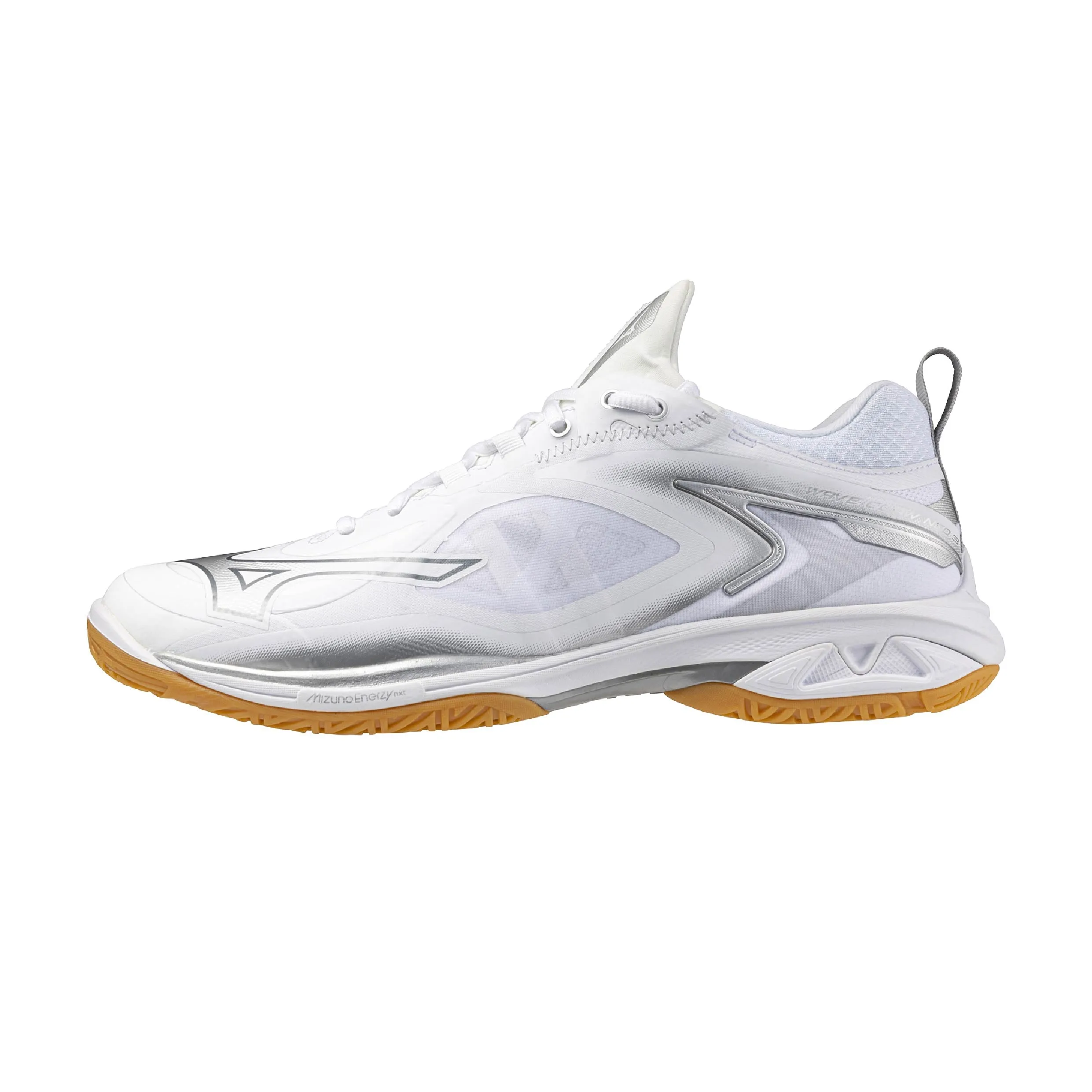 Mizuno Wave Claw Neo 3 2025 Unisex Badminton Shoes (White/Silver/Harbor Mist)