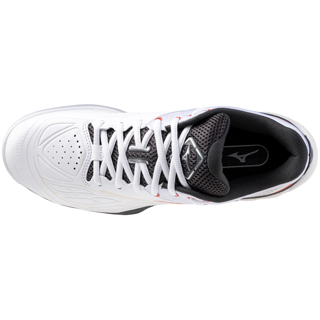 Mizuno Wave Fang 2 2024 Unisex Badminton Shoes (White/Radiant Red/Ebony)