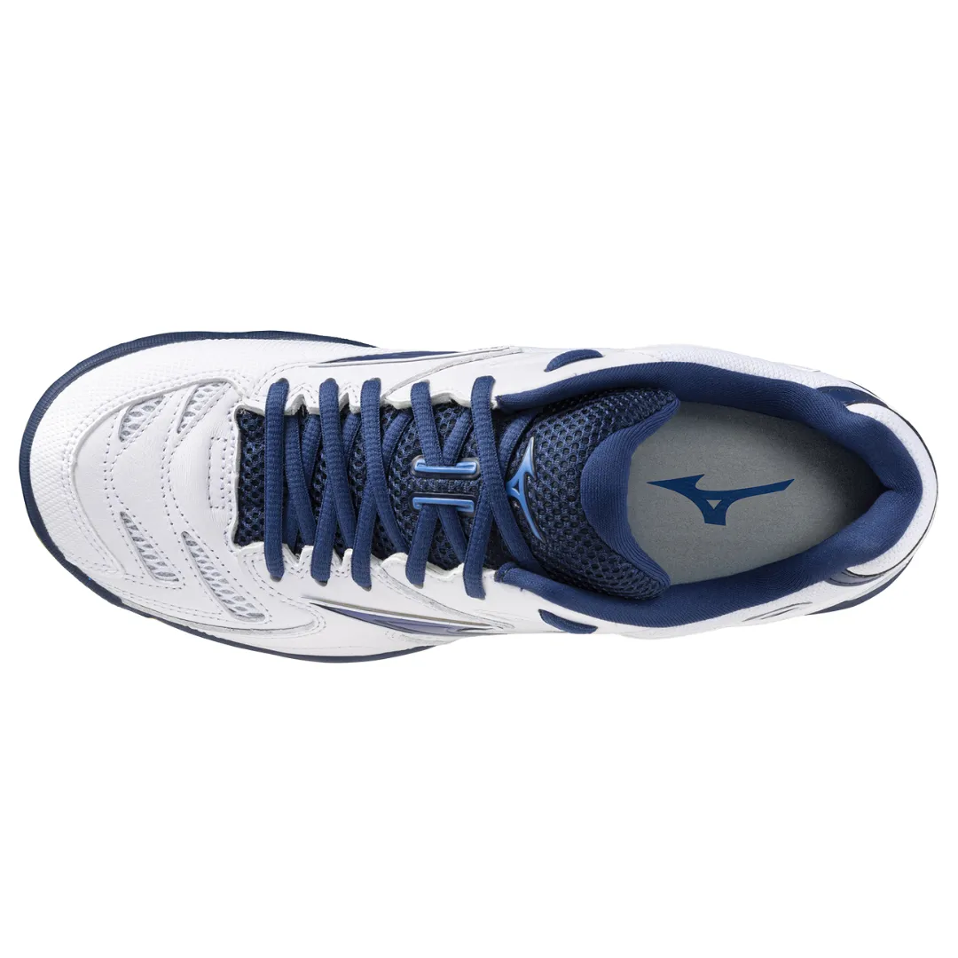 Mizuno Wave Fang Pro 2024 Unisex Badminton Shoes (White/Mugen Blue/Pagent Blue)