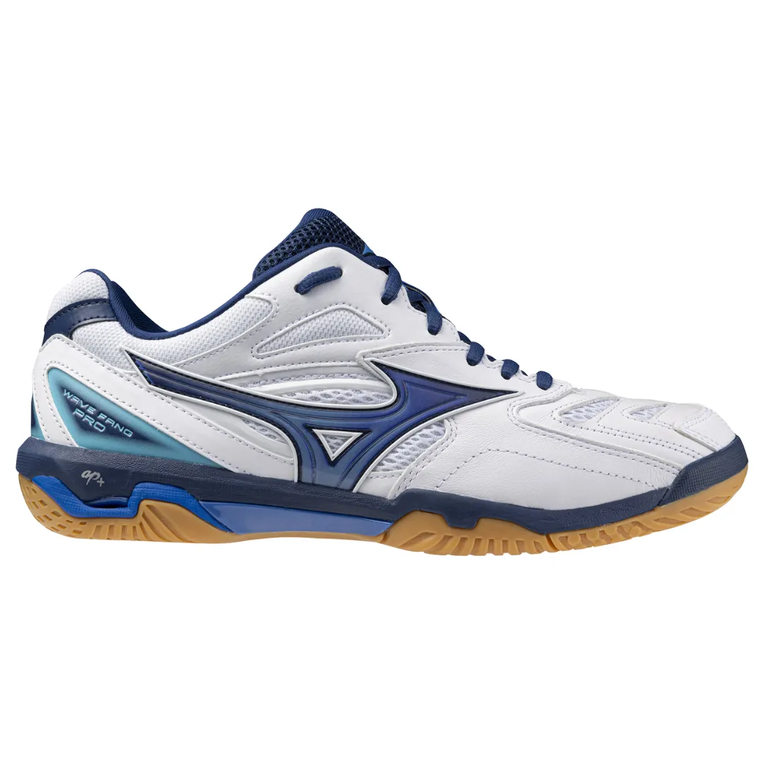 Mizuno Wave Fang Pro 2024 Unisex Badminton Shoes (White/Mugen Blue/Pagent Blue)
