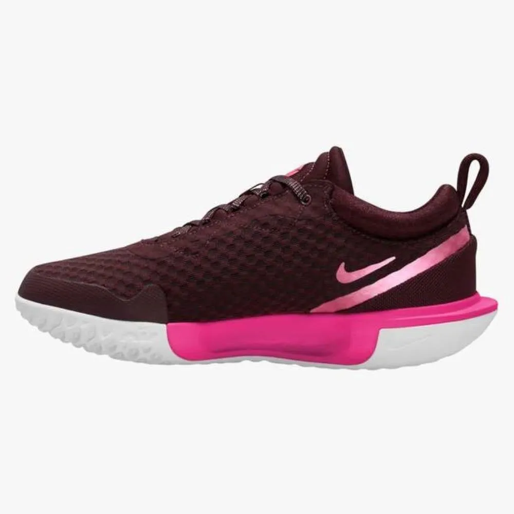 Nike Court Zoom Pro Women's Tennis Shoe (Burgundy/Pink)