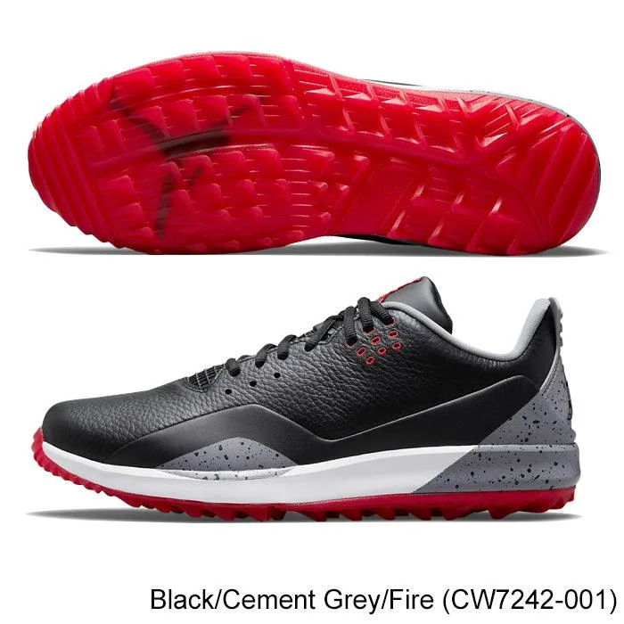 Nike Jordan ADG 3 Men's Golf Shoe 7.5 White/Tech Grey/Black/Fire (CW7242-100)
