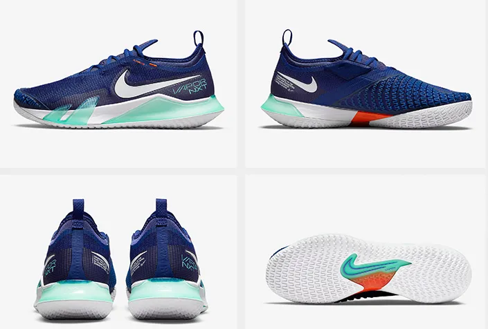 Nike React Vapor NXT Blue/White Men's Tennis Shoes - 2022 NEW ARRIVAL
