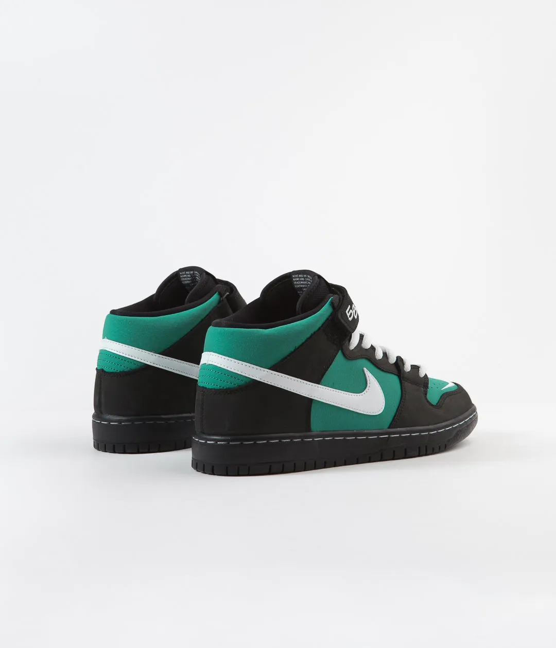 Nike SB Orange Label Dunk Mid Pro 'Griffey Jr’ Shoes - Black / White - Black - Fresh Water