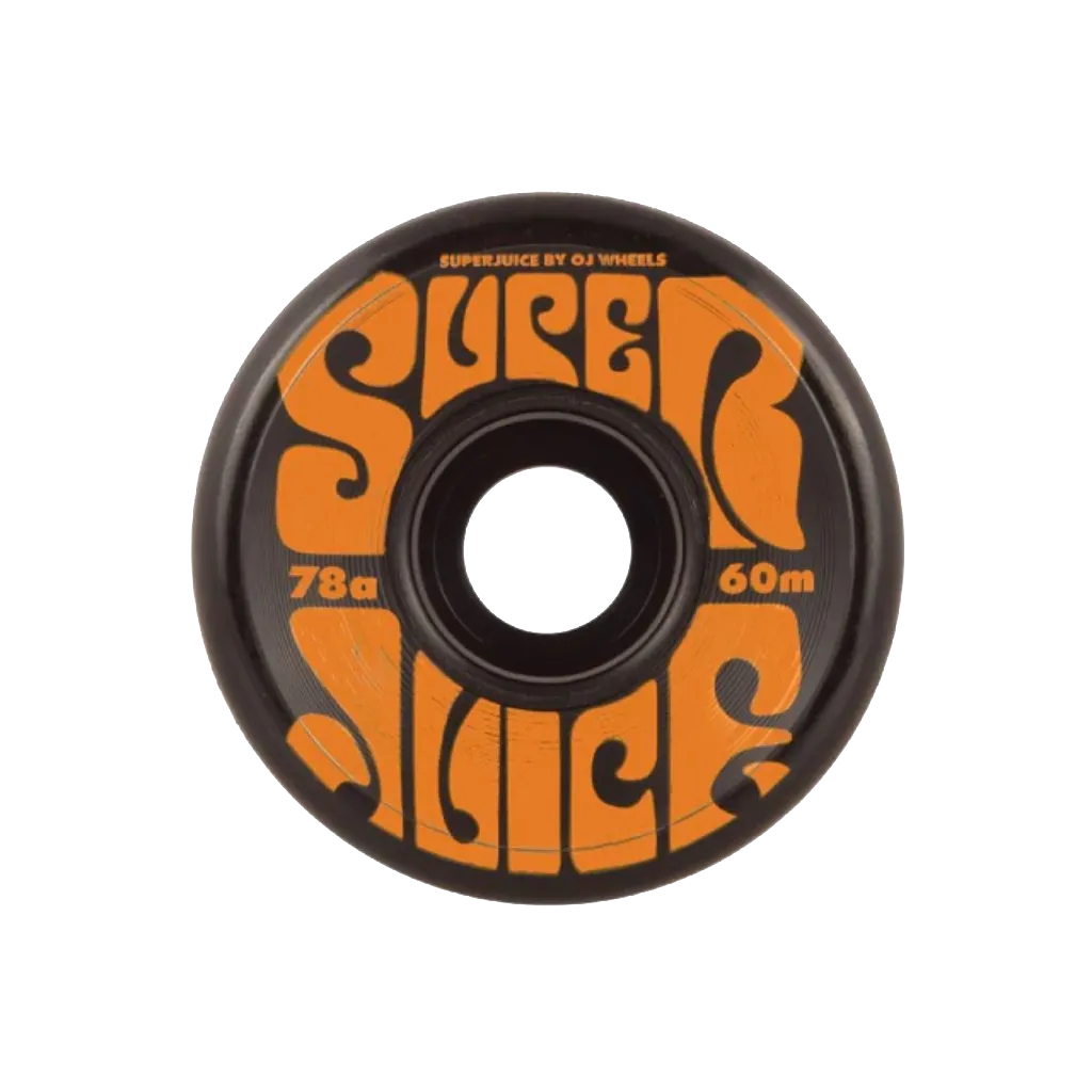 OJ Super Juice 60mm 78a black wheels