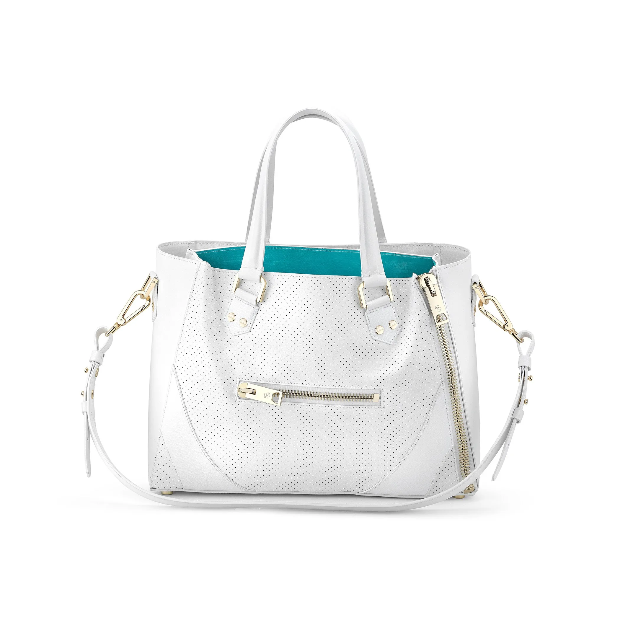One Bag (White Leather /  w/Gold Hardware)