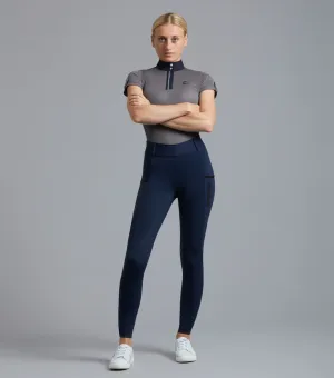 PEI Amia Ladies Technical Riding Top (Grey)