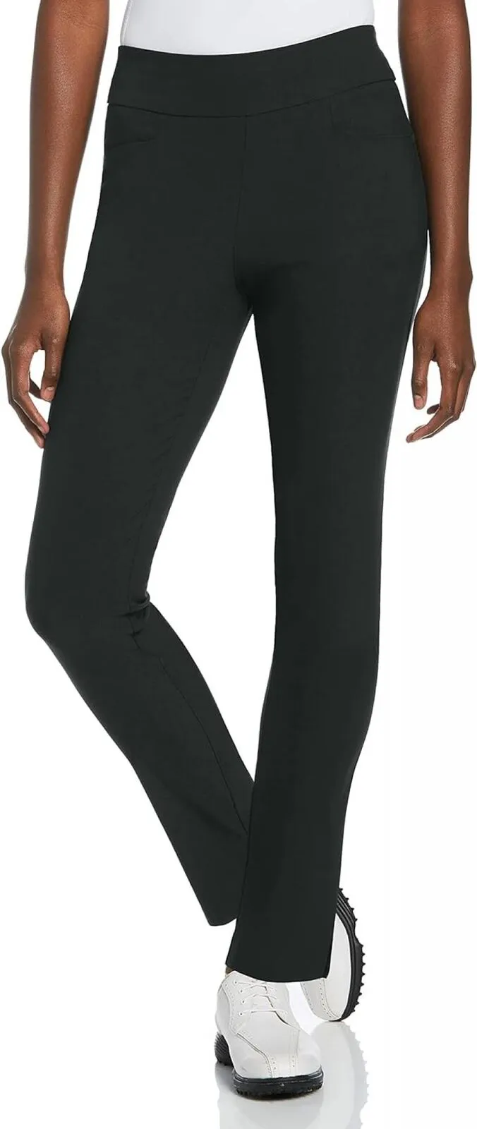 Pga Tour Women's Regular Pull-on Golf Pants with Tummy Control 82861190067