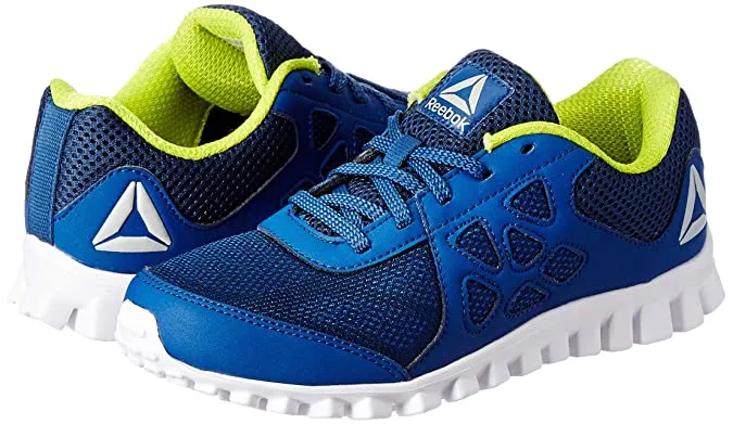 Reebok Boy's Sprint Affect Jr Xtreme Running Shoes -Blue/Yellow