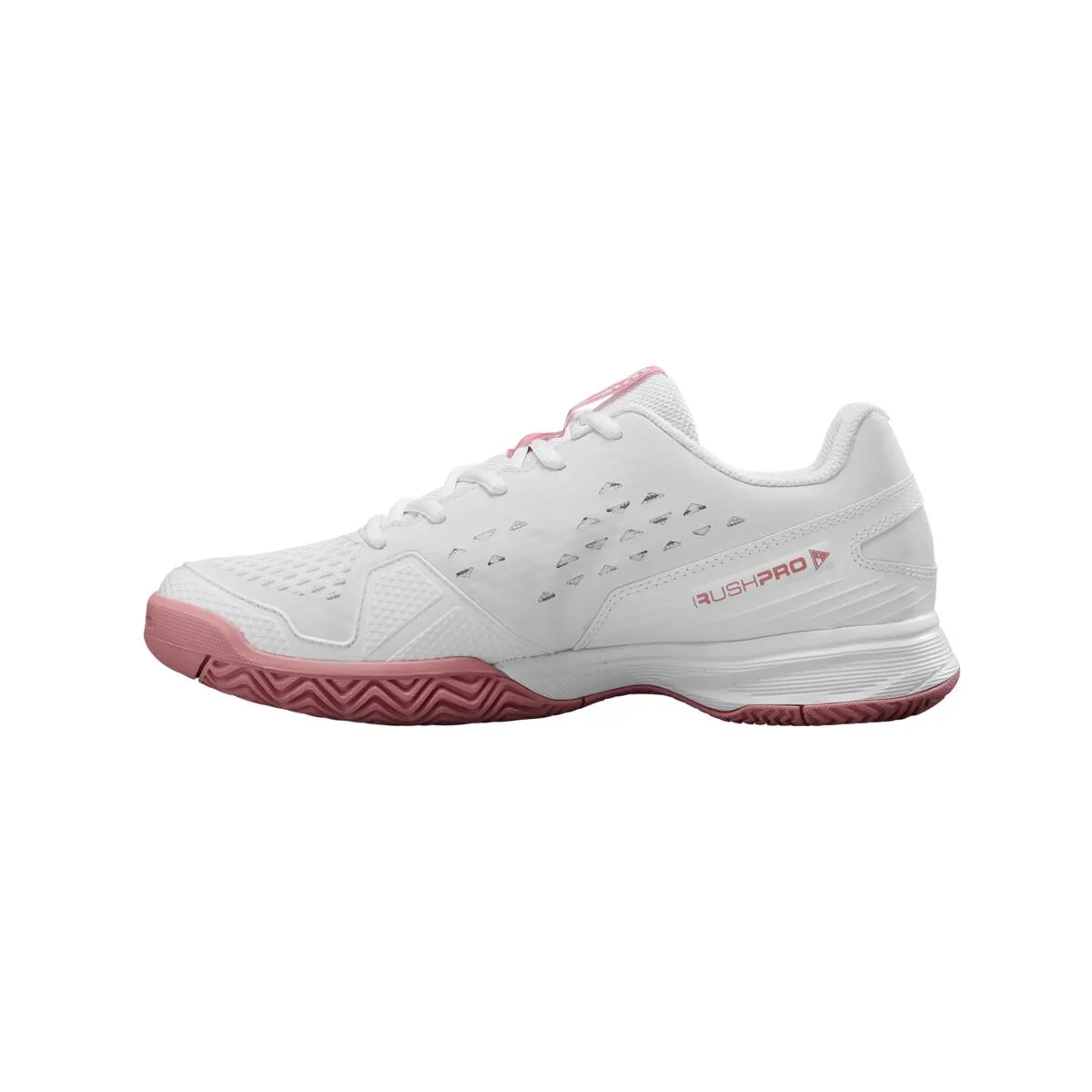 Rush Pro Junior L Tennis Shoe - White, White, Mauveglow