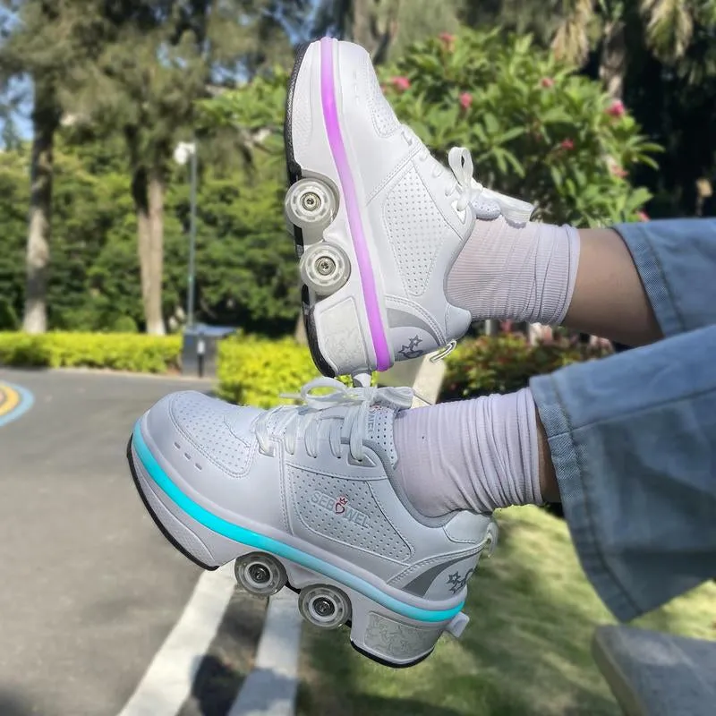 SEBOWEL 2-in-1 Transformer Roller Skates