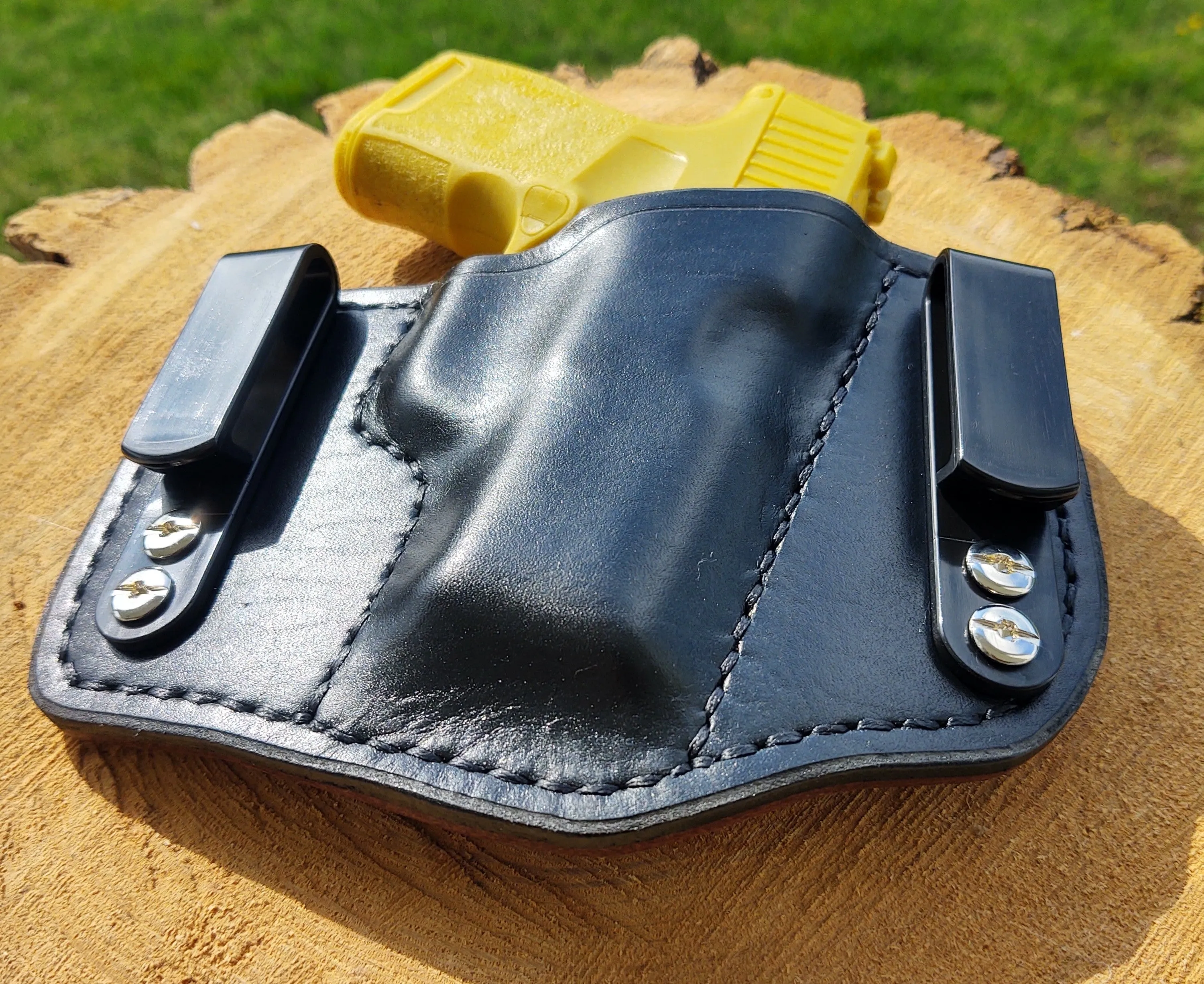 Sig Sauer P365 IWB Mini HD Black&Tan Premium Leather Holster